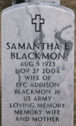 Samantha “Sugar” <I>Hall</I> Blackmon 