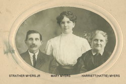 Harriet “Hattie” <I>Cox</I> Myers 