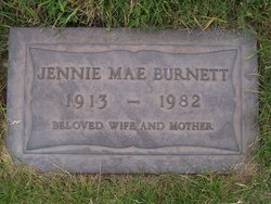 Jennie Mae <I>Young</I> Burnett 