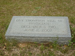 Dr Guy Thompson Vise Sr.