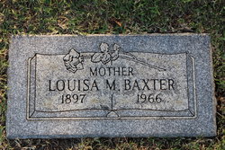 Louisa M <I>Van Horn</I> Baxter 