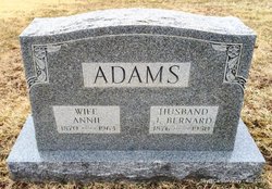 Annie <I>Shoeman</I> Adams 