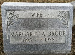 Margaret A <I>Albright</I> Brode 