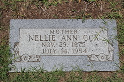 Nellie Ann <I>Boren</I> Cox 