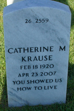 Catherine Mary <I>Passe</I> Krause 
