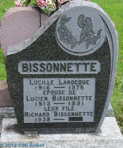 Lucille <I>Larocque</I> Bissonnette 