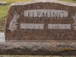 Olive B <I>Adams</I> Fleming 