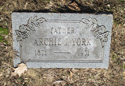 Archie J York 