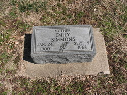 Emily <I>Johnson</I> Simmons 