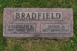 Jennie A. <I>Overman</I> Bradfield 