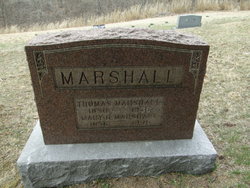 Mary Hannah <I>Miller</I> Marshall 