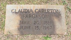 Claudia <I>Carleton</I> Fargason 