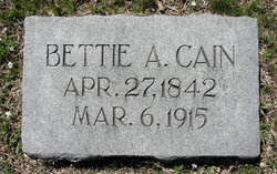 Bettie A. <I>Boisseau</I> Cain 