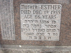 Esther Ethel <I>Katz</I> Liberman 