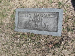 Betty Margaret <I>Hastings</I> Everly 