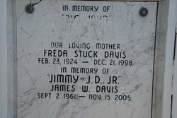 James W “Jimmy J.D. JR” Davis 