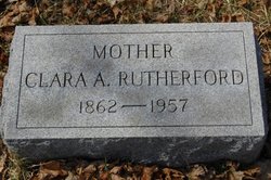 Clara A. <I>McCartney</I> Rutherford 