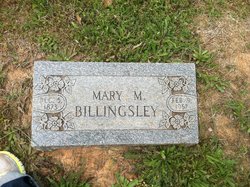 Mary “Molly” <I>Hairston</I> Billingsley 