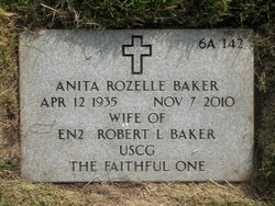 Anita Rozelle <I>Williams</I> Baker 