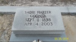 Sadie <I>Harter</I> Cooner 