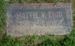 Mattie Violeta <I>Wade</I> Eich 