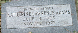 Katherine Lawrence Adams 