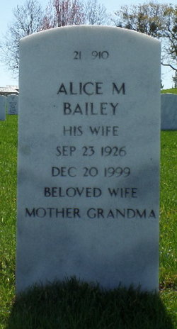 Alice Marie Bailey 
