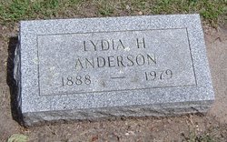 Lydia H. <I>Richter</I> Anderson 