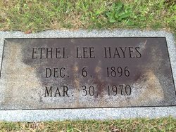 Ethel Lee <I>Carpenter</I> Hayes 