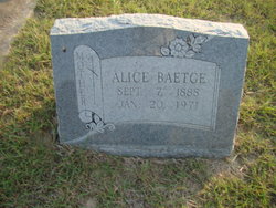 Alice <I>Schulze</I> Baetge 