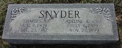 Adeline M. <I>Achey</I> Snyder 