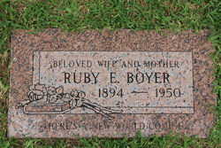 Ruby E. <I>Moore</I> Boyer 