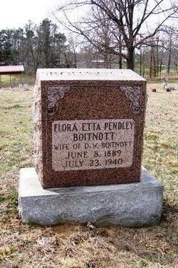 Flora Etta <I>Pendley</I> Boitnott 