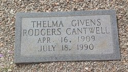 Thelma Olive <I>Givens</I> Cantwell 