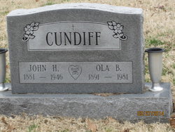 John H Cundiff 