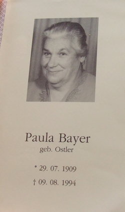 Paula <I>Ostler</I> Bayer 