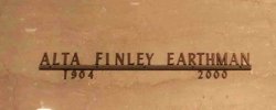 Alta Finley <I>Finley</I> Earthman 