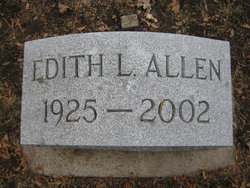Edith Laura <I>Brand</I> Allen 