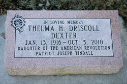 Thelma H. <I>Driscoll</I> Dexter 