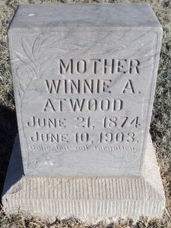 Winnie A <I>VanMeter</I> Atwood 