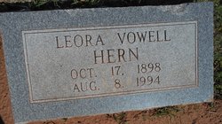 Leora Louella <I>Vowell</I> Hern 