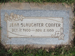 Ada Jean <I>Slaughter</I> Confer 