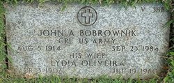 Mrs Lydia <I>Oliveira</I> Bobrownik 