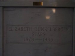 Elizabeth <I>Dunkelberger</I> Staps 