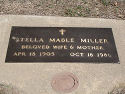 Stella Mable <I>Brown</I> Miller 