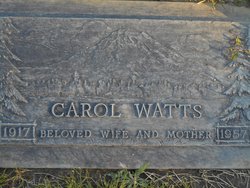 Carol <I>Bennett</I> Watts 