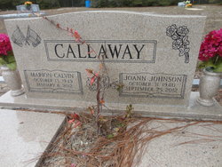 Joann <I>Johnson</I> Callaway 