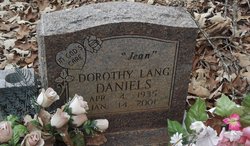 Dorothy <I>Lang</I> Daniels 