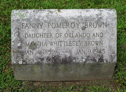 Frances Pomeroy “Fanny” Brown 