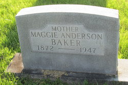Maggie <I>Anderson</I> Baker 
